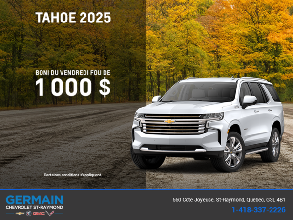 Le Chevrolet Tahoe 2025