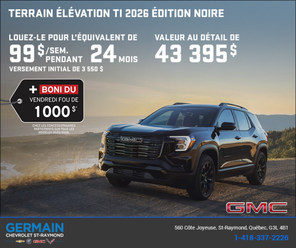 Le GMC Terrain 2026