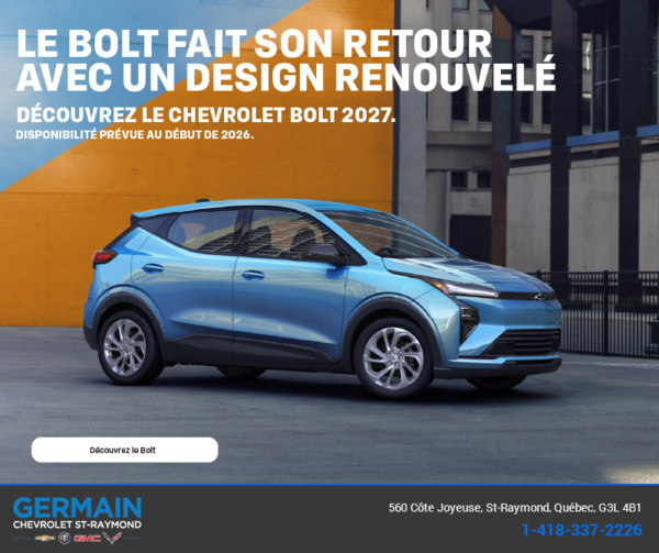 Procurez-vous le Chevrolet Bolt 2027