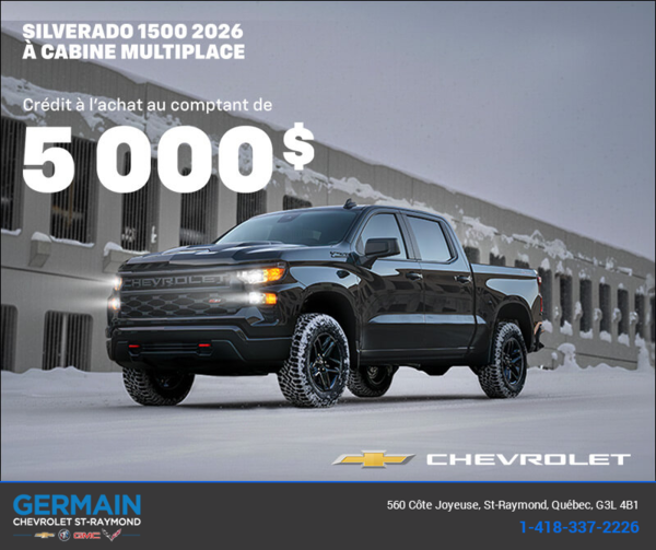 L'événement du mois Chevrolet