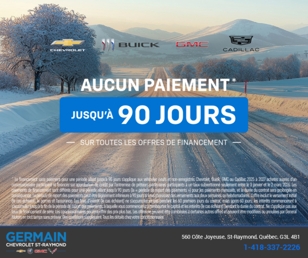 L'événement du mois Chevrolet