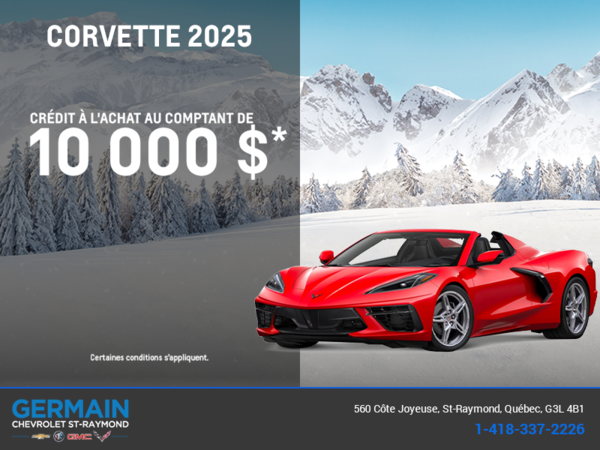 Procurez-vous le Chevrolet Corvette 2025