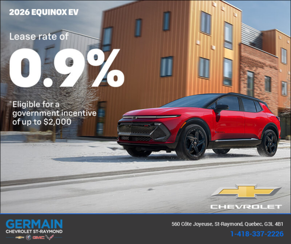 Get the 2026 Chevrolet Equinox EV