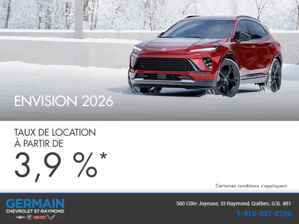 Procurez-vous la Buick Envision 2026