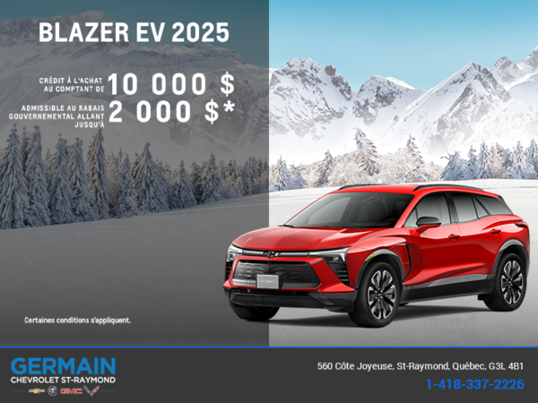 Procurez-vous le Chevrolet Blazer EV 2025