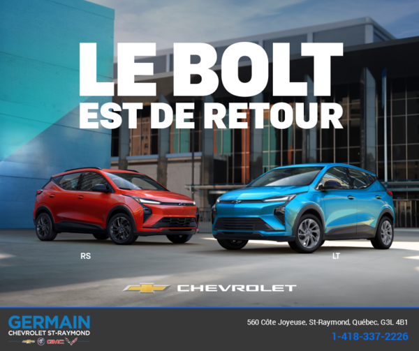 Procurez-vous le Chevrolet Bolt 2027