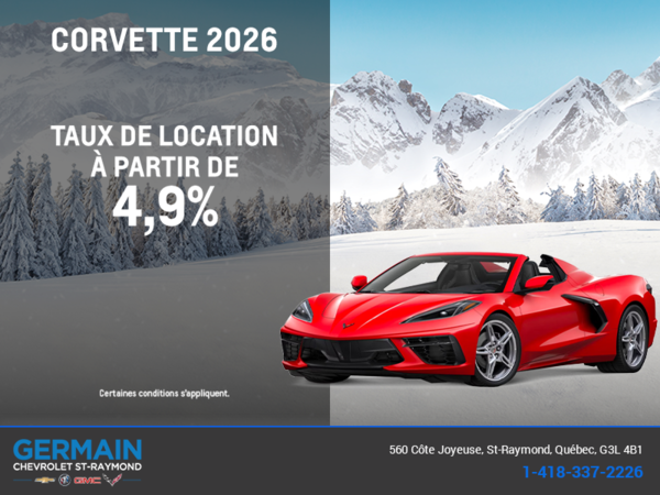 Procurez-vous le Chevrolet Corvette 2026