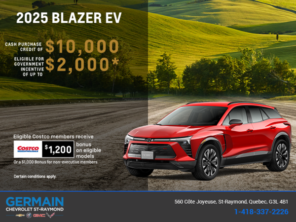 Get the 2025 Chevrolet Blazer EV