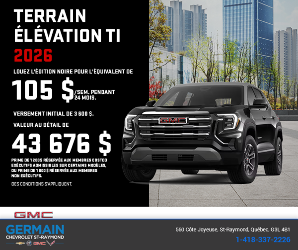 Le GMC Terrain 2026