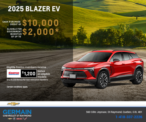 Get the 2025 Chevrolet Blazer EV