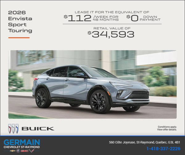 Get the 2026 Buick Envista