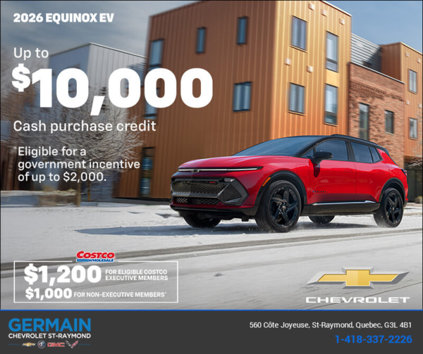 Get the 2026 Chevrolet Equinox EV