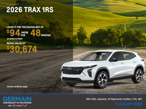 Get the 2026 Chevrolet Trax