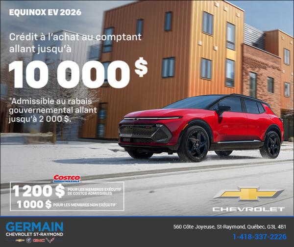 Procurez-vous le Chevrolet Equinox EV 2026