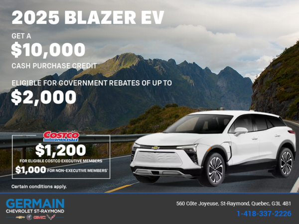 Get the 2025 Chevrolet Blazer EV