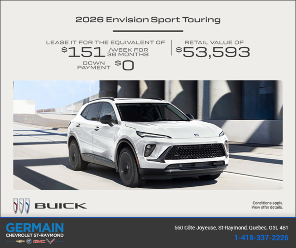 Get the 2026 Buick Envision