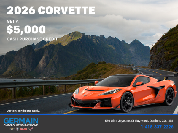 Get the 2026 Chevrolet Corvette