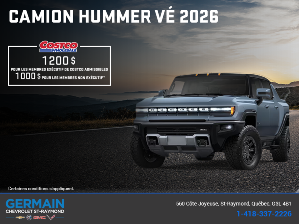 Le GMC Camion Hummer VÉ 2026