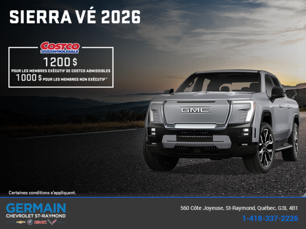 Le GMC Sierra VÉ 2026