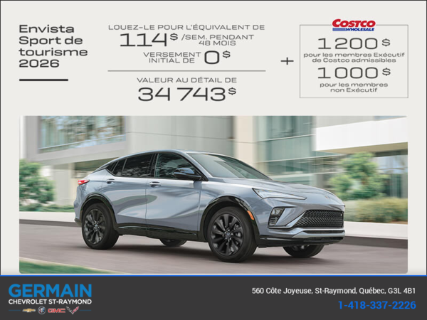 Procurez-vous la Buick Envista 2026