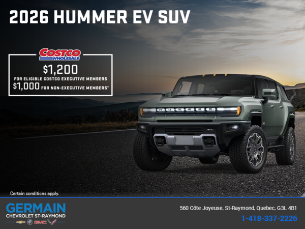 The 2026 GMC Hummer EV SUV