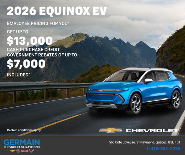 Get the 2026 Chevrolet Equinox EV