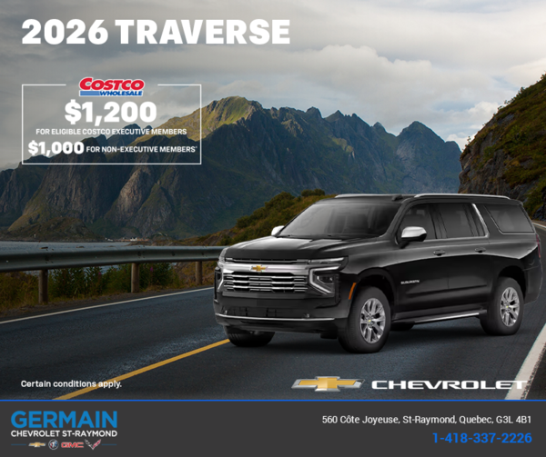 Get the 2026 Chevrolet Traverse