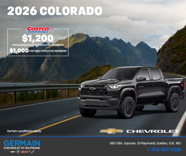 Get the 2026 Chevrolet Colorado