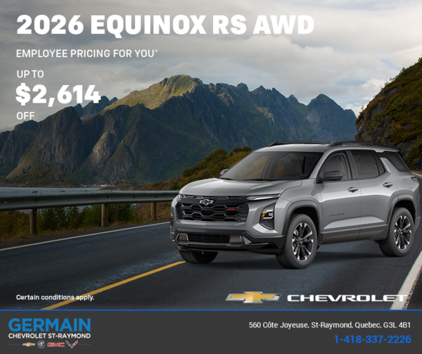 Get the 2026 Chevrolet Equinox RS AWD