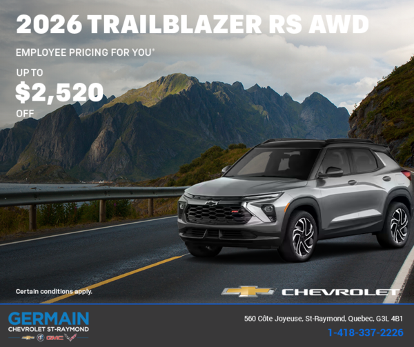 Get the 2026 Chevrolet Trailblazer