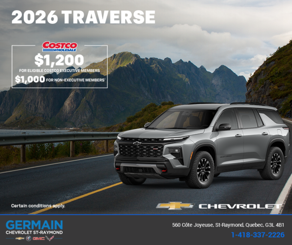 Get the 2026 Chevrolet Traverse