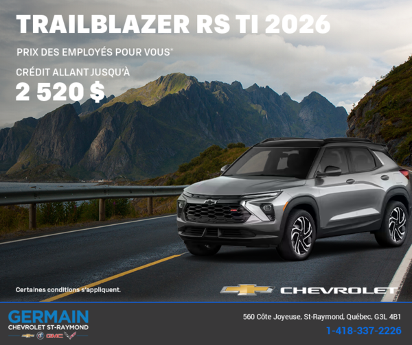 Le Chevrolet Trailblazer 2026