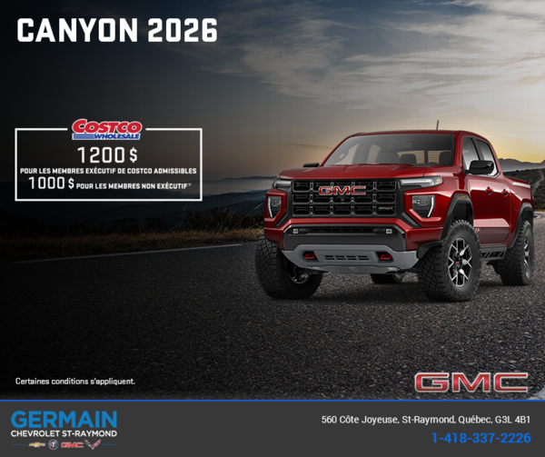 Le GMC Canyon 2026