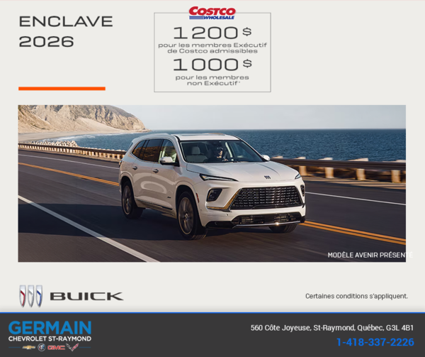 Procurez-vous la Buick Enclave 2026