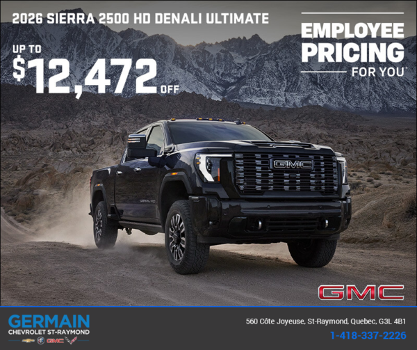 The 2026 GMC Sierra 2500 HD Denali Ultimate