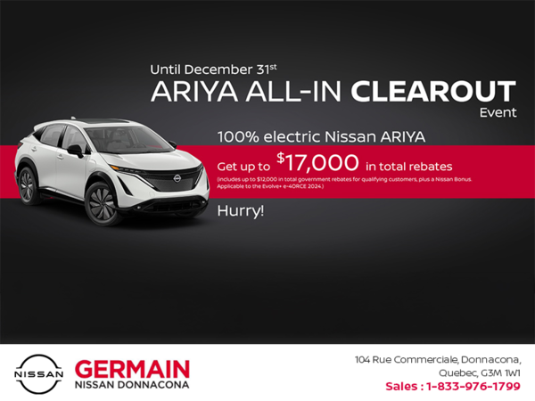 Get the 2024 Ariya Today!