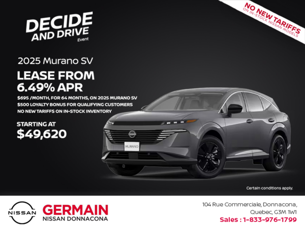 Get the 2025 Murano today!
