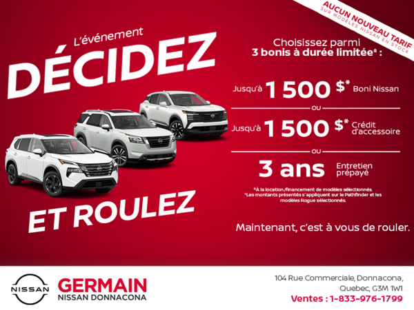 L’événement mensuel Nissan