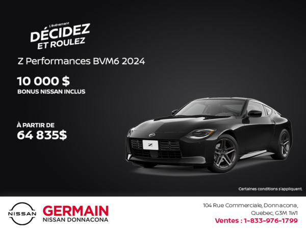 Obtenez le Nissan Z 2024!