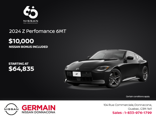 Get the 2024 Nissan Z Today!
