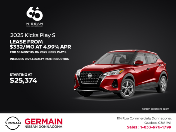 Get the 2025 Kicks S Play Today!