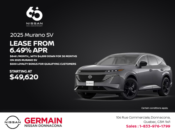 Get the 2025 Murano today!