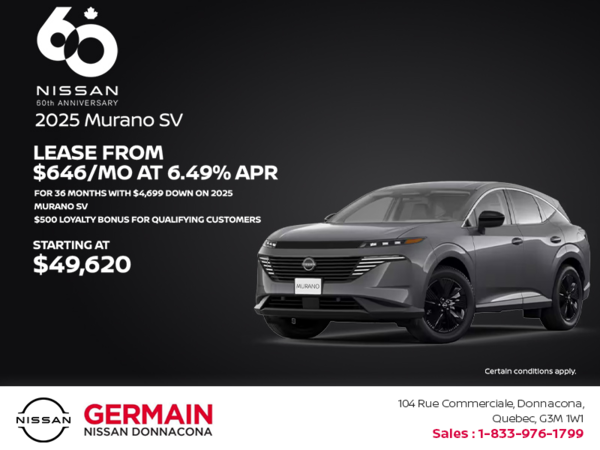 Get the 2025 Murano today!