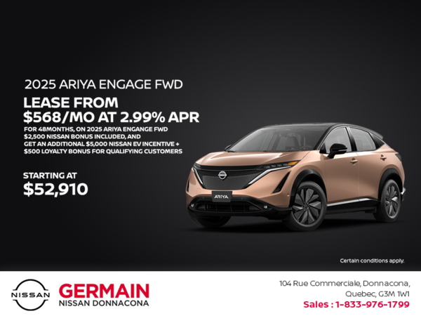 Get the 2025 Ariya Today!