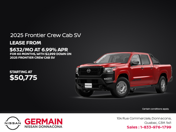 Get the 2025 Frontier Today!