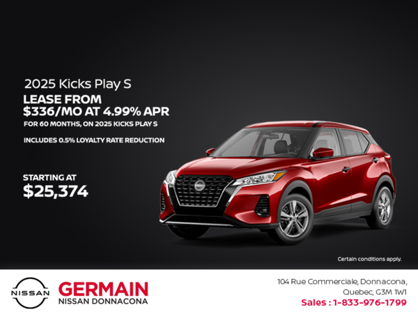 Get the 2025 Kicks S Play Today!