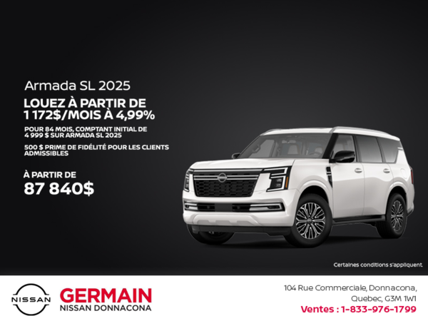 Obtenez la Armada 2025 !