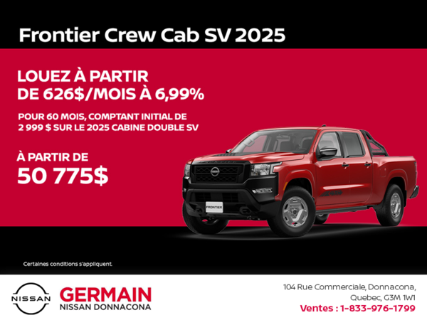 Obtenez le Frontier 2025 !