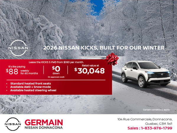 Get the 2026 Kicks Today!