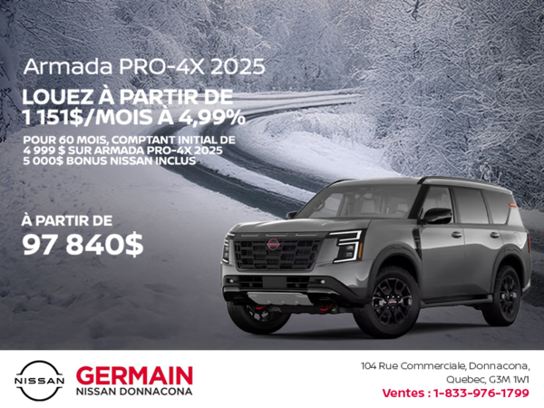 Obtenez la Armada 2025 !